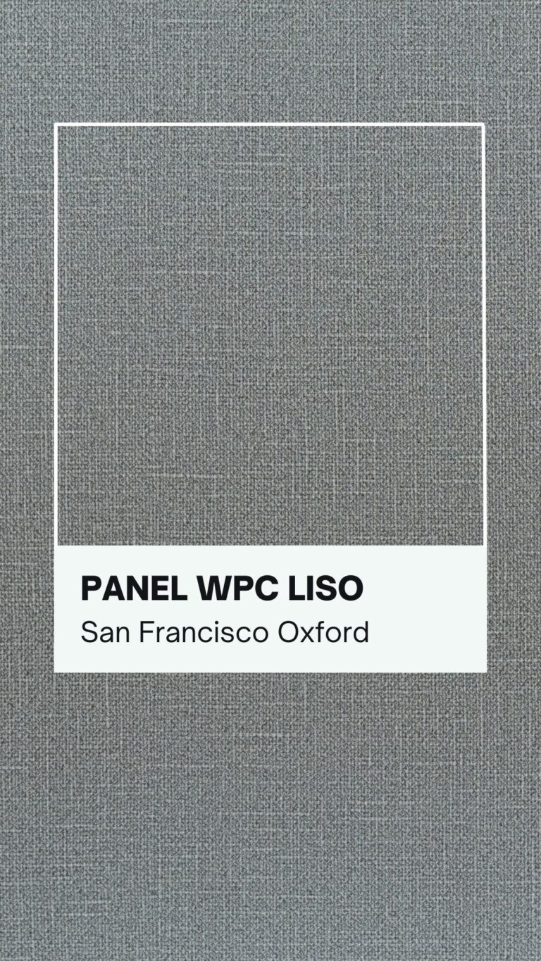 Panel Decorativo WPC Liso tipo tela San Francisco Oxford, para muro interior