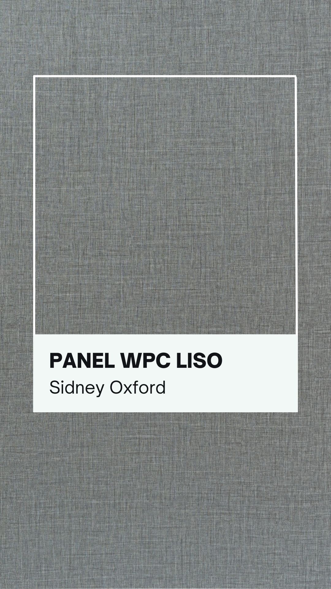Panel Decorativo WPC Liso tipo tela Sindey Oxford, para muro interior