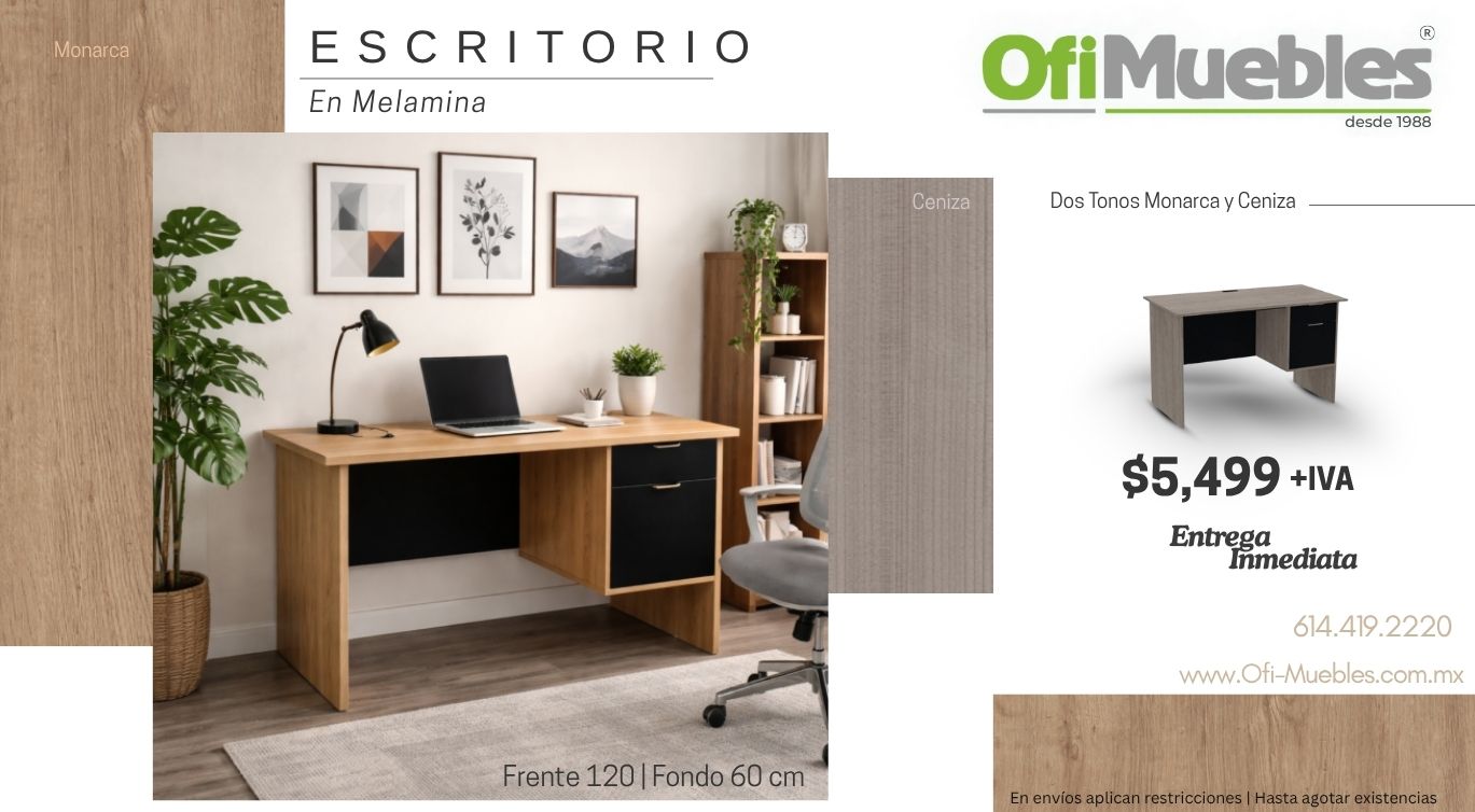 OfiMuebles Escritorio en Melamina
