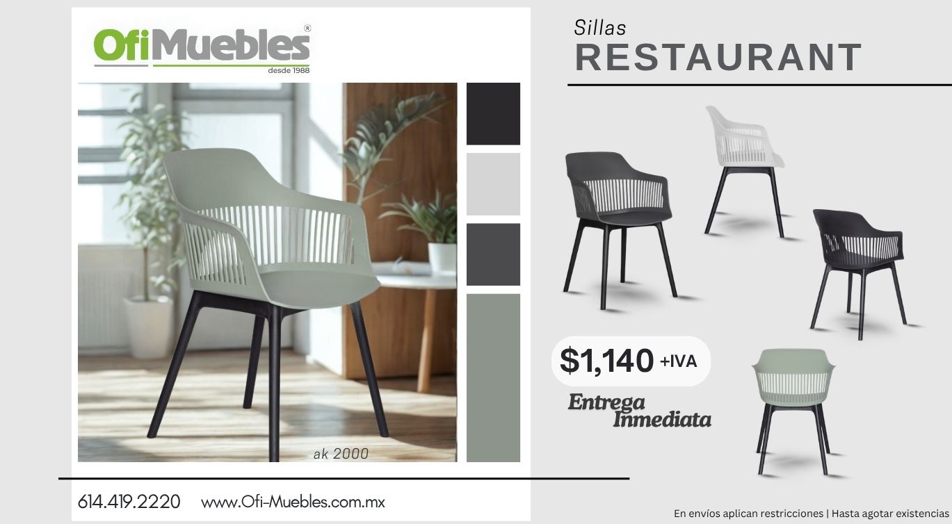 OfiMuebles Sillas Restaurant